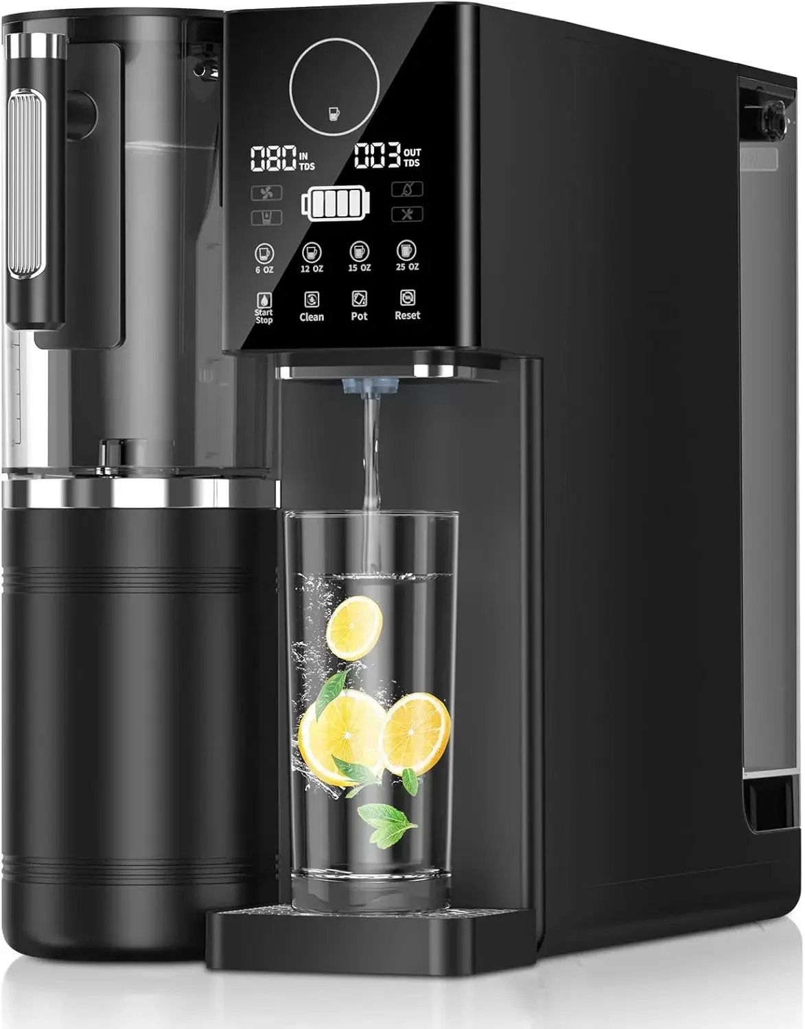 Osmosis Water Filter, Water Purifier, 8-Stage RO Filtration System, Portable Water Purifier Countertop for Kitchen, Office, RV,