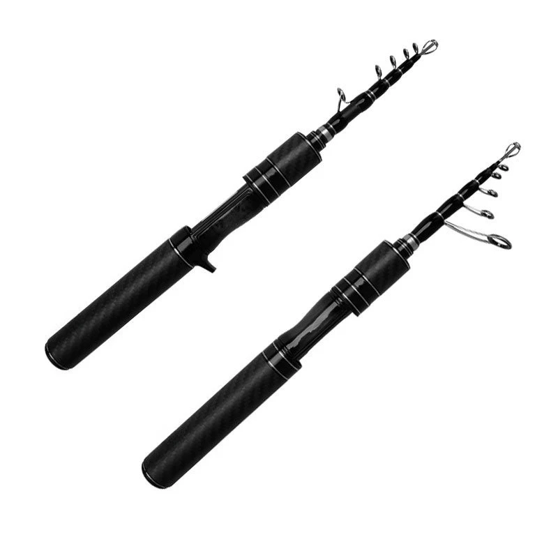 صنارة صيد تلسكوبية قابلة للتعديل من الاهتزاز ML، قصبة صيد عائمة صغيرة محمولة من الكربون قابلة للتعديل #5