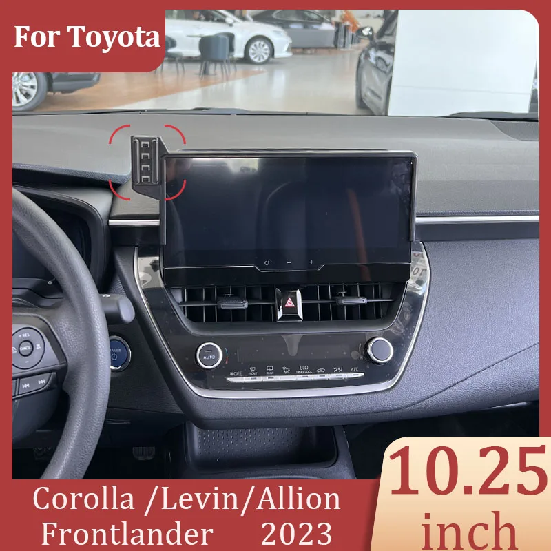 

For Toyota Corolla/Levin/Allion/Frontlander 2023 Car Phone Holder DIY Screen Wireless Charger Screen 10.25 Inch Fixed Base