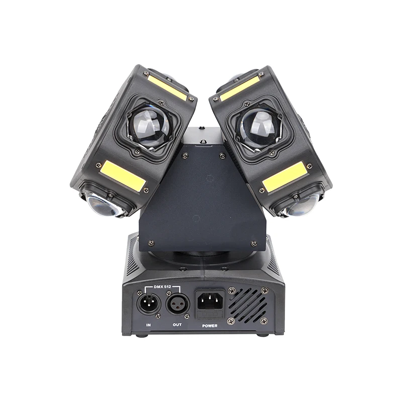 120W Moving Head Light LED Stage Light  AC100-240V DMX512 17CH Auto Positioning Master Slave Mode for Professional Stage Show