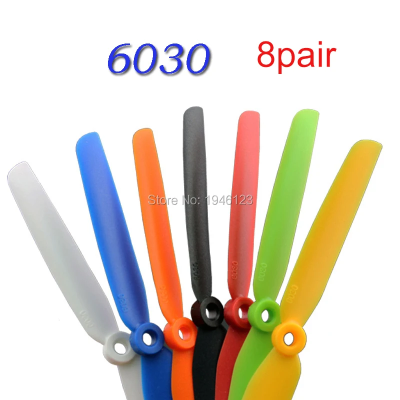 8pair SoloGood 6030 Propeller 6X3 Multicopter CW CCW Prop for QAV250 Quadcopter Prop