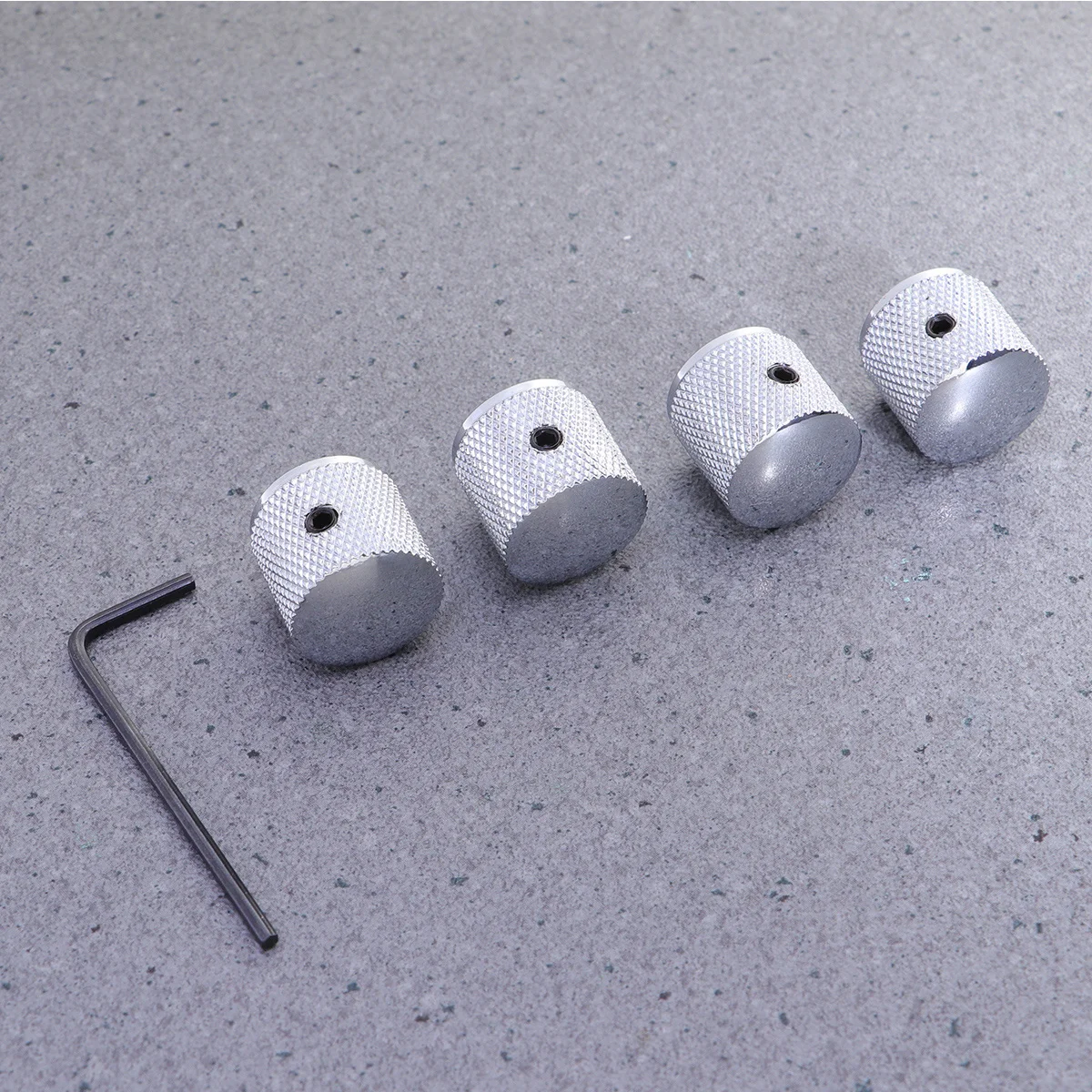 

5Pcs Electric Guitar Volume Knob Metal Premium Knobs with Wrench for Bass and Guitar Tone Brass Knob Volume Tone
