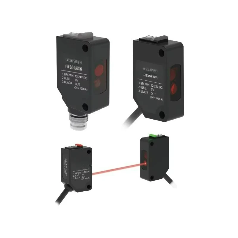 Wholesale Price Photoelectric Sensor 30cm Diffuse Reflection Photoelectric Switch Equivalent to Keyence Sick