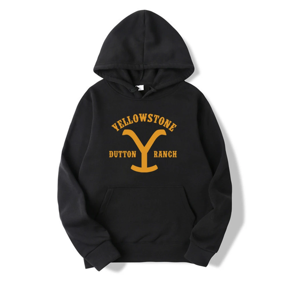 Tv Show Yellowstone Hoodie Unisex Yellowstone Dutton Ranch Pullover Rip Wheeler Hooded Sweatshirt Unisex Dutton Family Hoodies