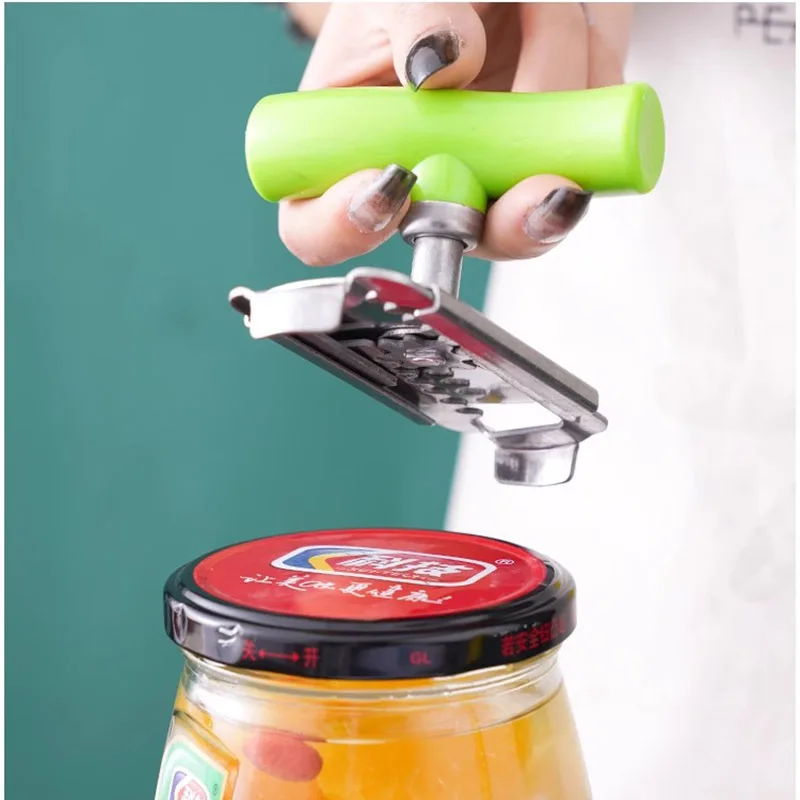 Stainless Steel Can Opener Labor-saving Screw Cap Opener Bottle Openers Bottle Lifter Beverage