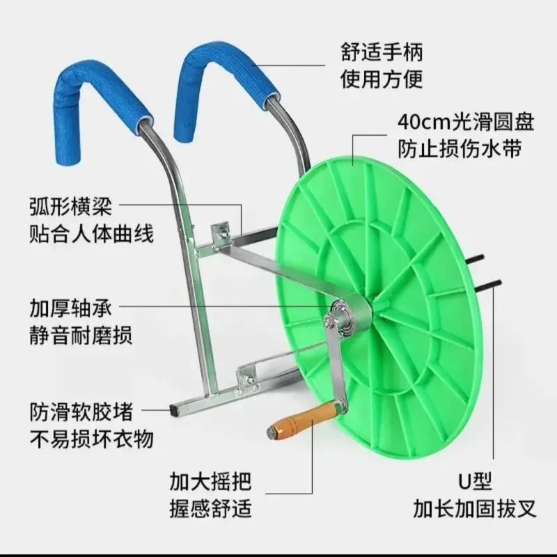 Hand Crank Watering Reel Drip Irrigation Belt for Agriculture Garden Plants Watering System