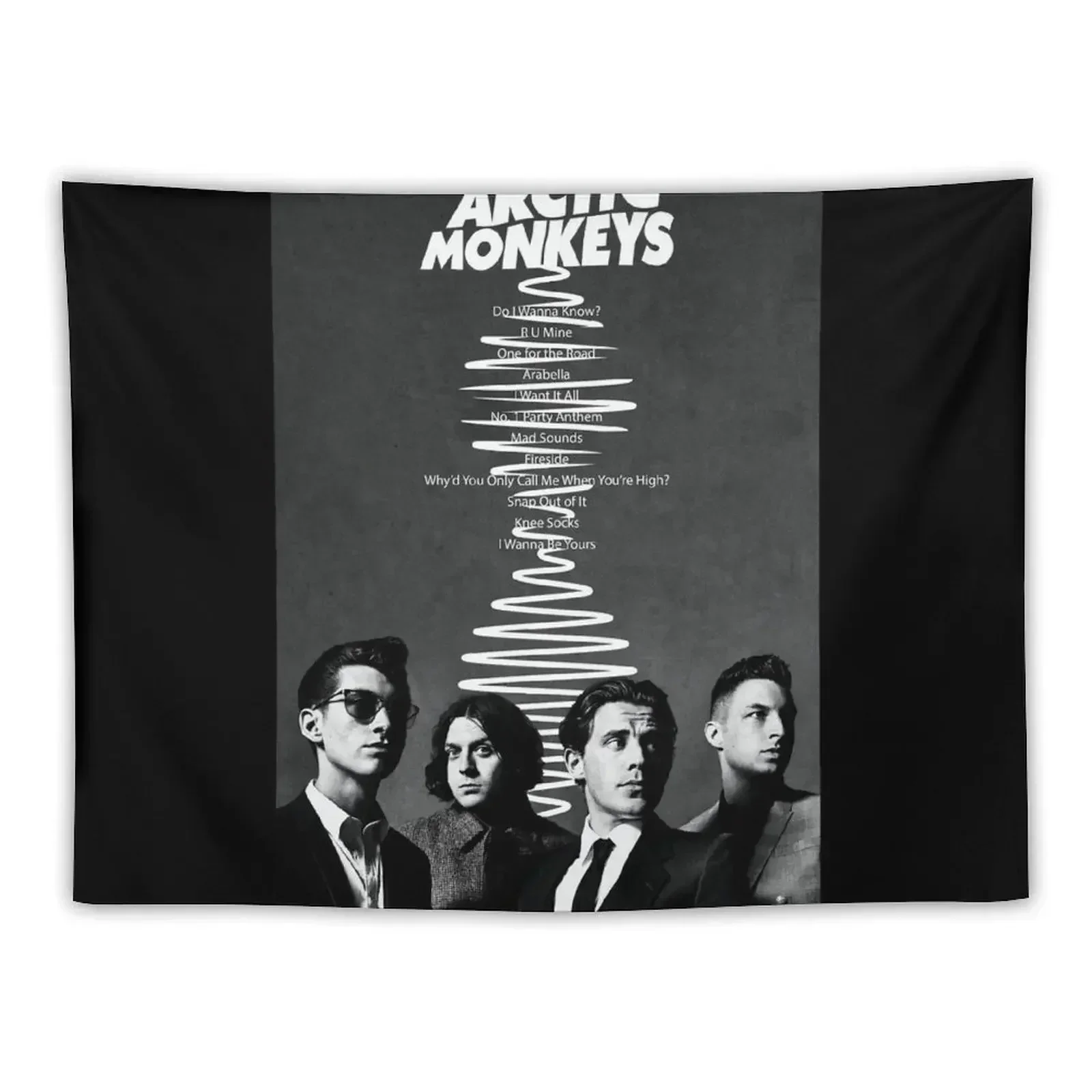 Death Ramps, Arctic Monkey's T-Shirt, Arctic Monkey's Poster, Arctic Monkey's Sticker Tapestry Wall Hanging Tapestry