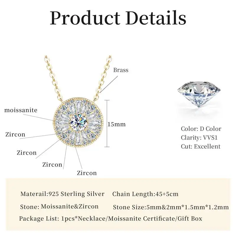 Thumbnail 2 - #27 Compare Moissanite Necklaces Before You Buy