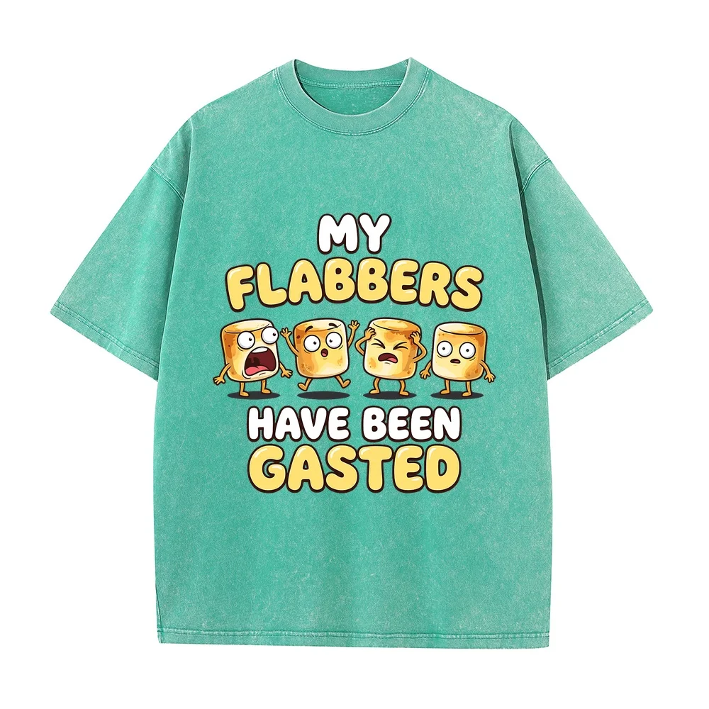Men Tshirt Toasted My Flabbers Have Been Gasted Funny Marshmallow Meme Printing Adult Heavyweight T-Shirt Poleras De Hombre Tee