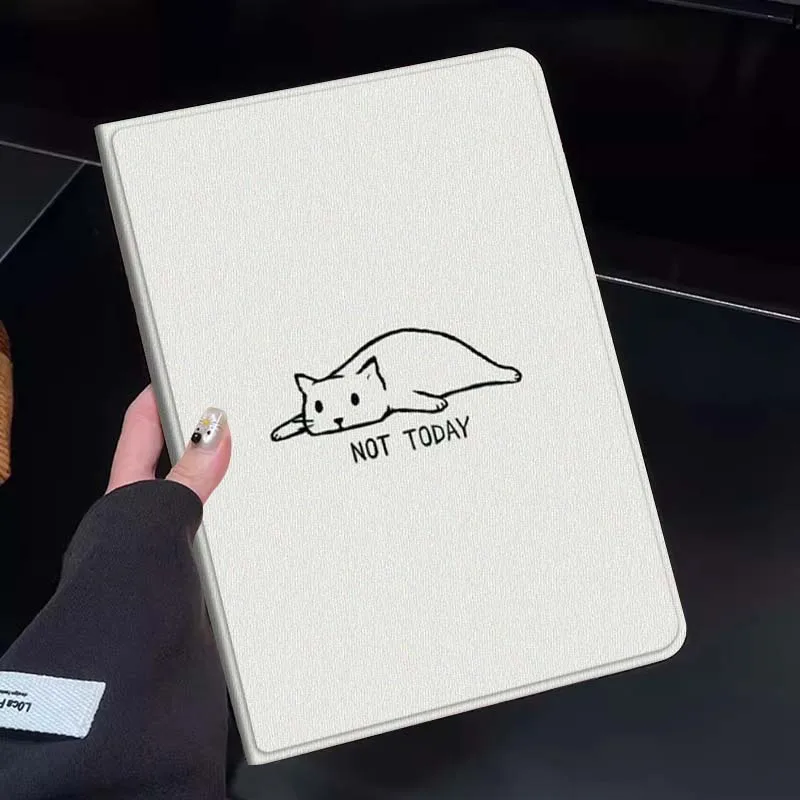 

Чехол для планшета с рисунком ленивого кота для Huawei Honor MatePad MediaPad Air 5 6 7 11 V6 V7 V8 V9 X9 X8 T10 T10s C5e T5, подарок