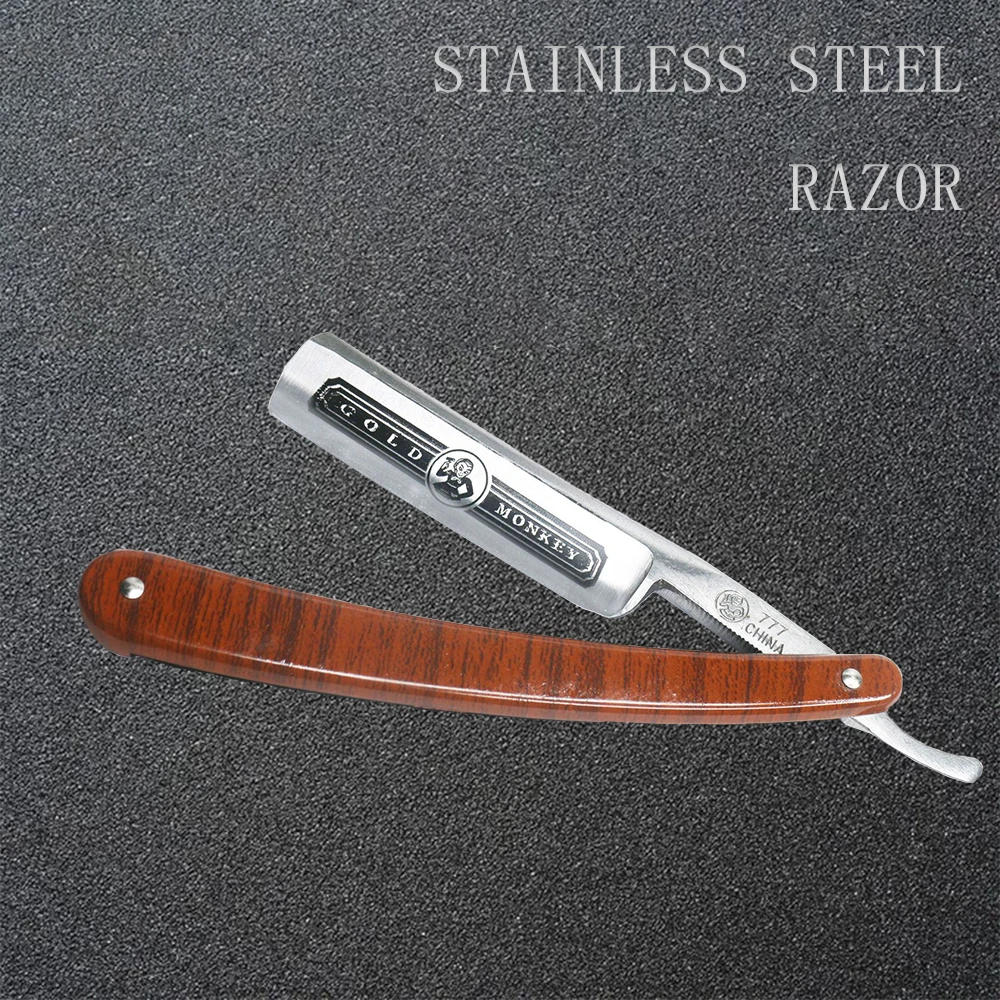 Salon Razor Comb Hair Cutter Professional Straight Edge Shaving Knife For Men's Barbershop Haircut Styling Tools Supplies