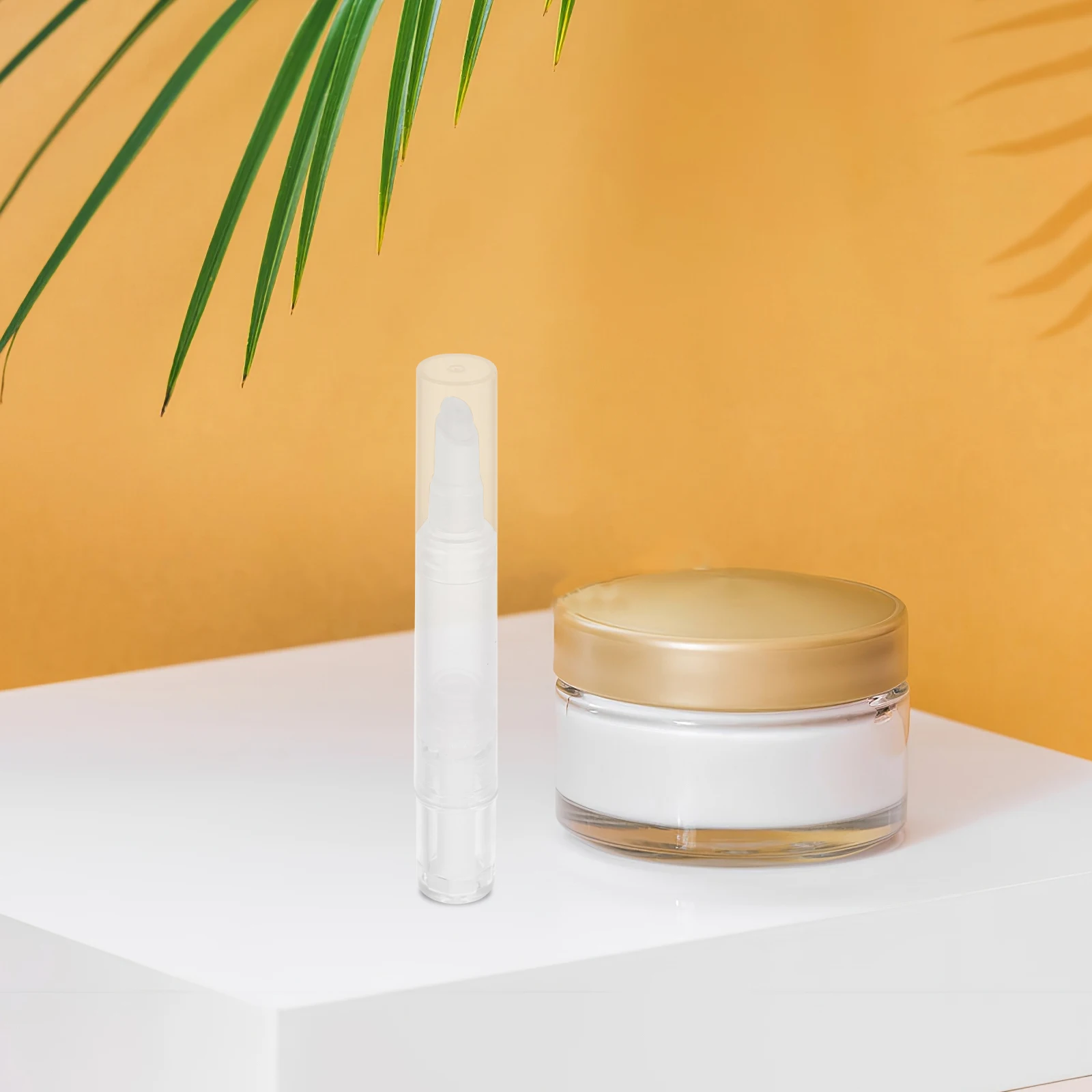 

3pcs Refillable Cuticle Oil Pen Empty Twist Applicator Nail Pens for Makeup Foundation Lip Gloss Travel Fillable Container