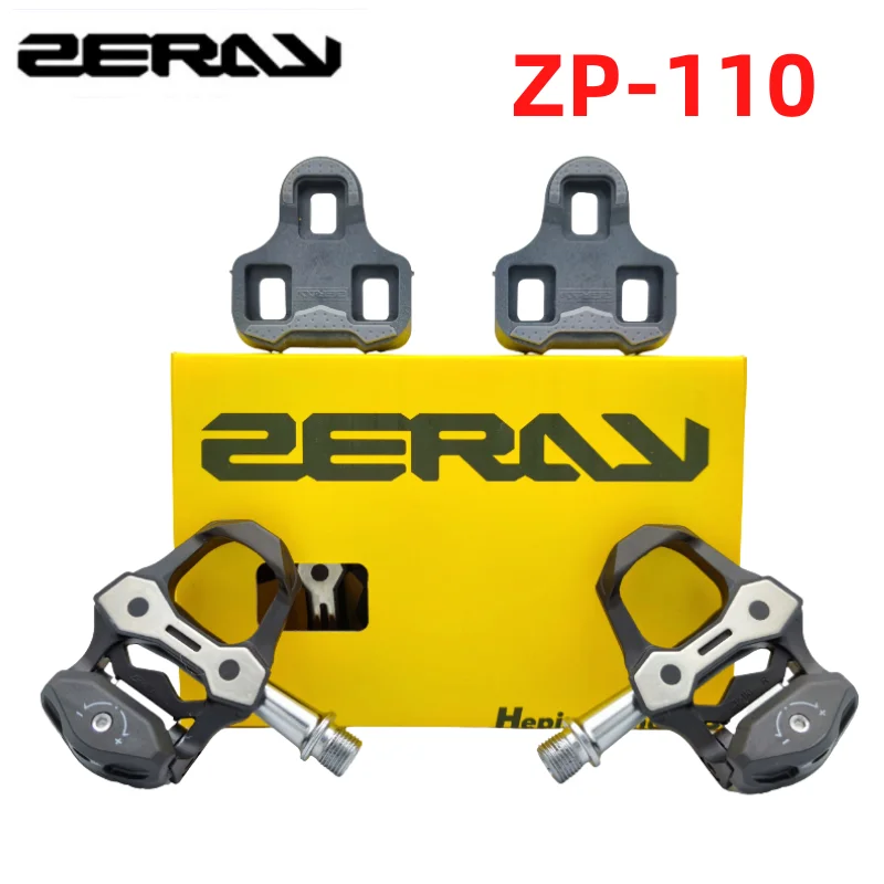 ZERAY ZP-110 Pedals Carbon Fiber Ultralight Self-Locking for Road Bike Compatible forKEO Professional Pedals Bicycle Parts