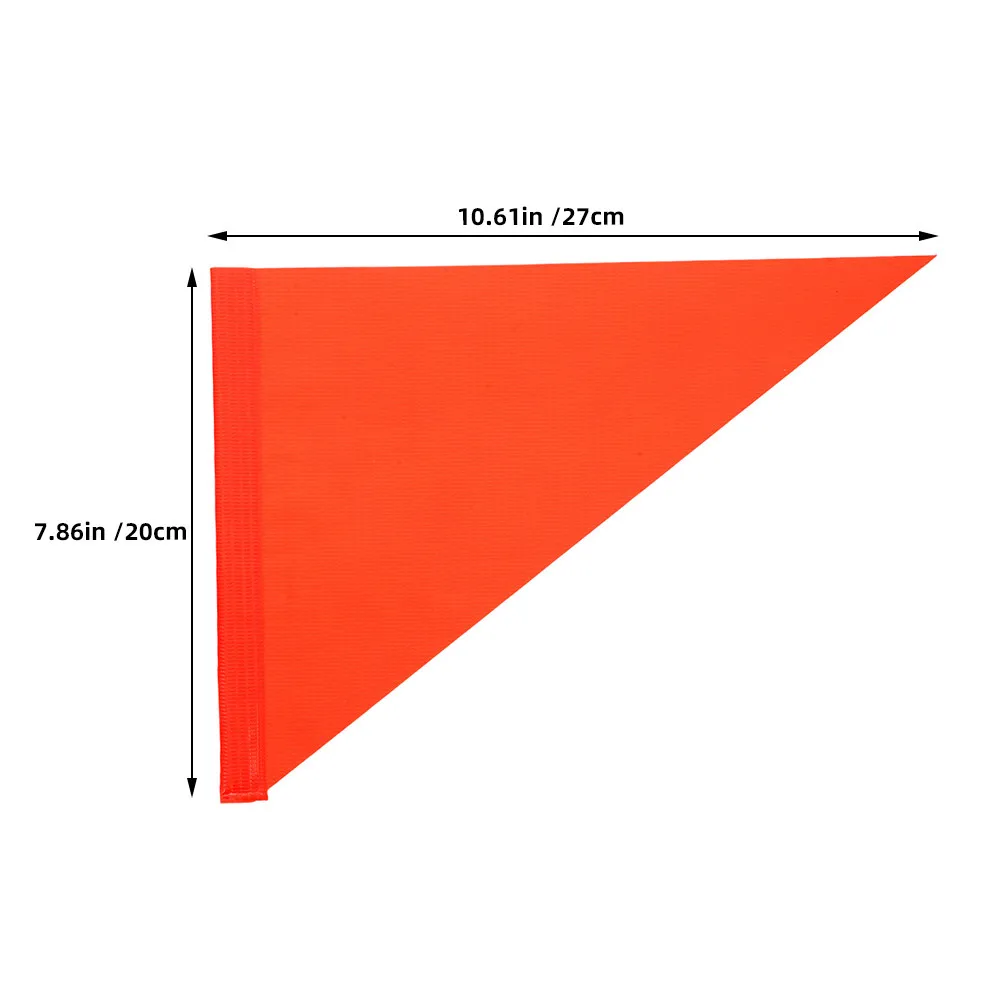 10Pcs Bicycle Safety Flags Bright Triangular Visual Warning Replacement for Kids Bikes Scooters Outdoor Cycling