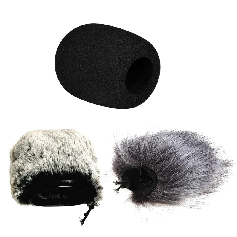 Windscreen Microphone Cover Microphone Windproof Windshield Filter Foam For ATR2500 AT2035 AT2050 Mic Windshield