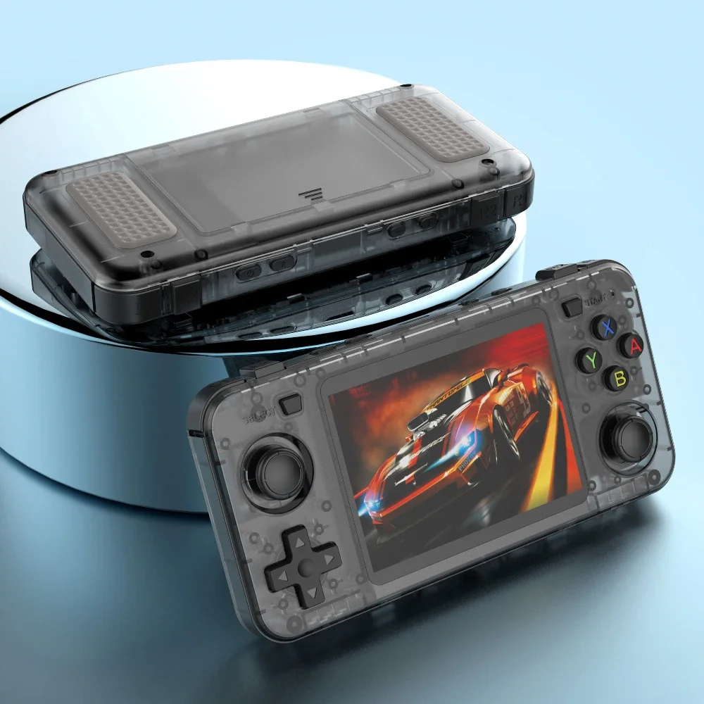 Console portative R36H, système Linux Open Source de 3.5 pouces, consoles de jeux rétro, écran IPS, lecteur vidéo Portable pour cadeaux de noël