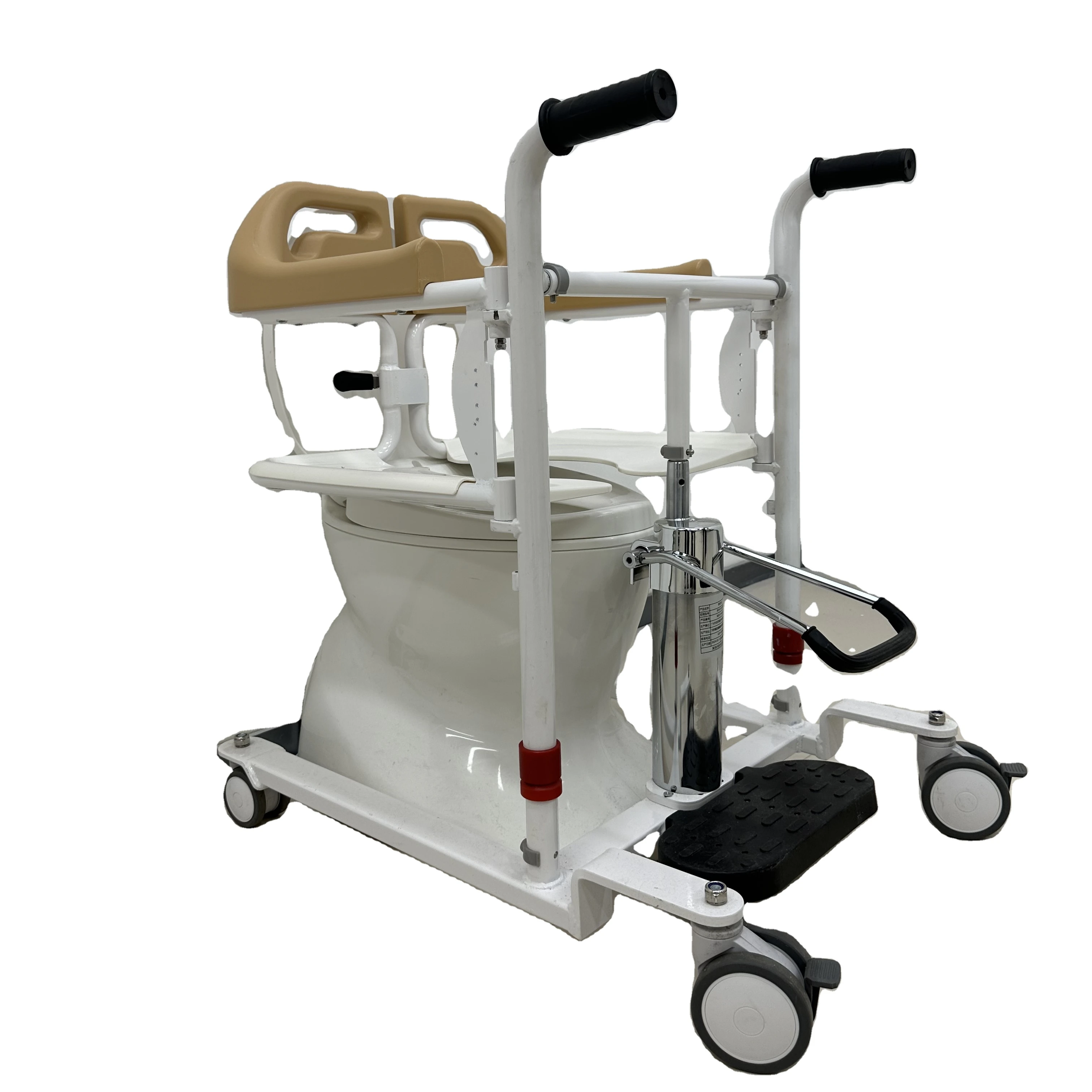 

Elderly Chair High Quality Manual Hydraulic Patient Lift Transfer Chair
