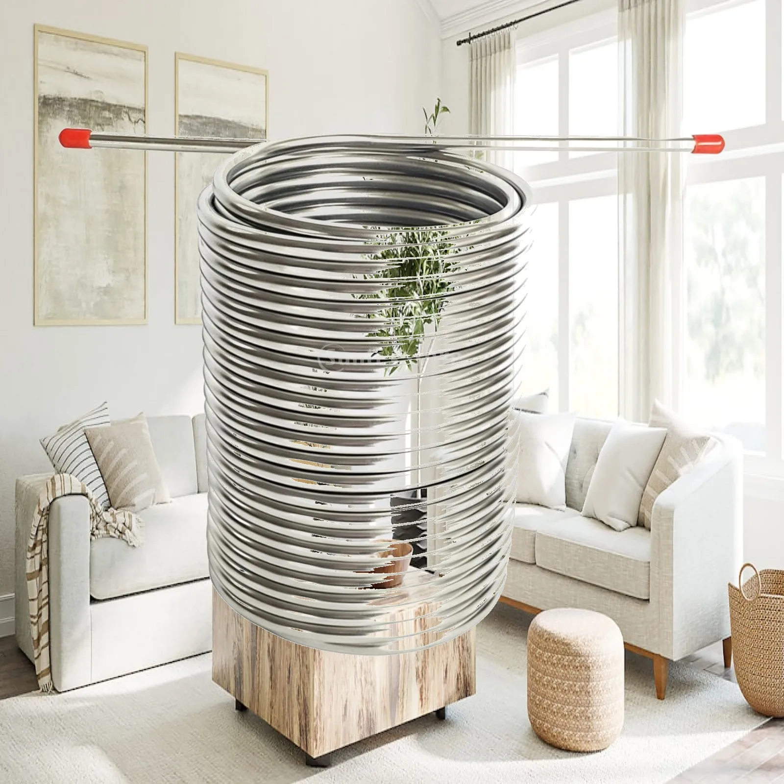 Water Chiller Immersion Chiller Ice Bath Beer Brew Tubing Coil Line Connections Brew Equipment Liquid Transfer