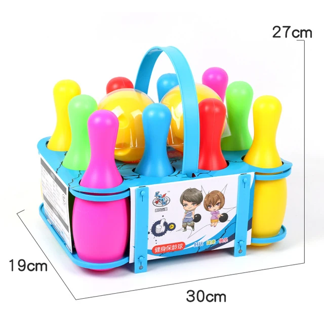 

High quality amazon selling gift kids indoor plastic sports paly set toy bowling