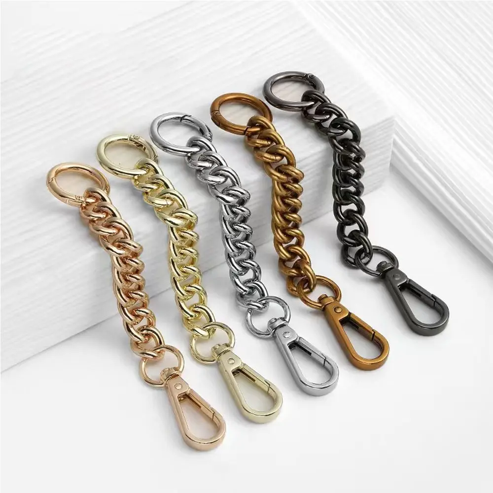 15cm Length Metal Extension Bag Chain Short Purse Chain Strap Handbag Handle Replacement Chains for Extend Shoulder Bag Strap