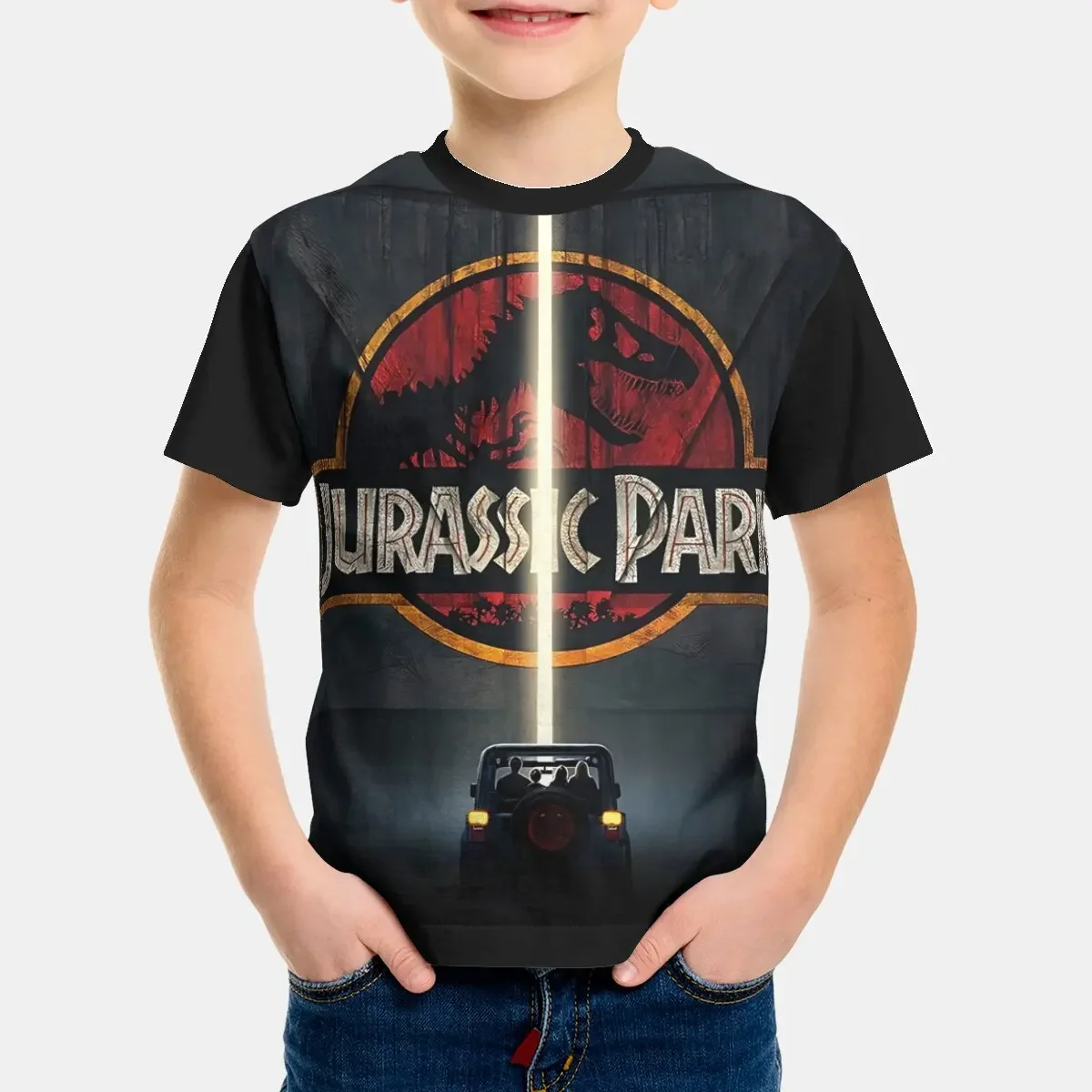 Jurassics Parks 3D Print Baby Clothing 5 to 14 Years Male Outdoor Clothes for Children Boy Girl Child T-Shirt Top Shirts