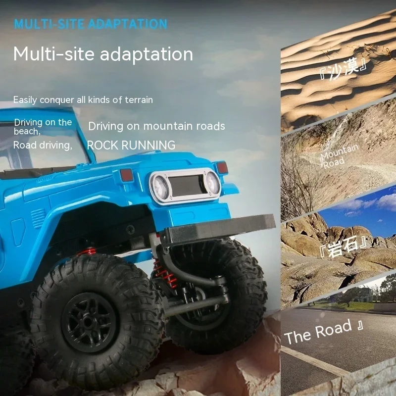 Remote Control Mn45 Model Number Model Land Cruiser Fj Pickup Truck Four-Wheel Drive Off-Road Climbing Vehicle Toy For Childre