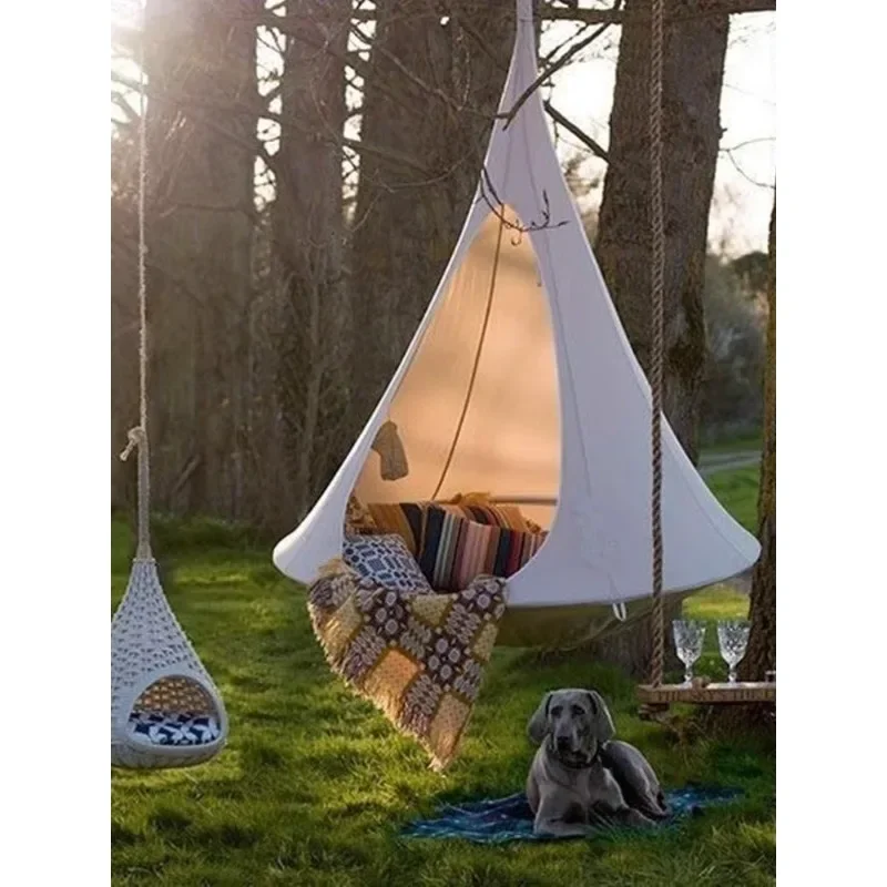 

- Гамаки для уличного и внутреннего двора, качели, подвесные стулья в форме бабочки, подвесные проживание в семье