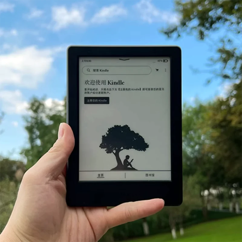 Oryginalny czytnik e-booków Kindle 6. i 8. generacji E-ink bez podświetlenia 6-calowy ekran dotykowy Kindle E-Book Reader E-ink Reader