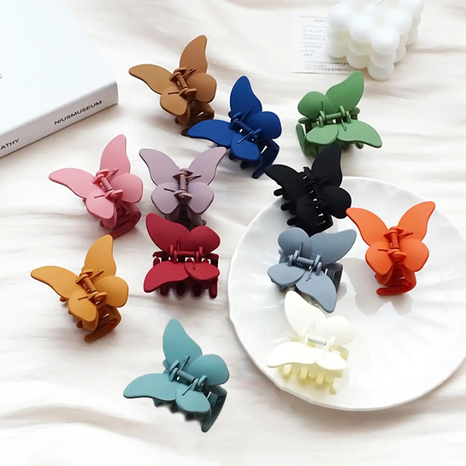

New Butterfly Hair Claws Sweet Hair Ornament Clip Colorful Hairpins Fashion Hair Accessories For Women Girls Cute