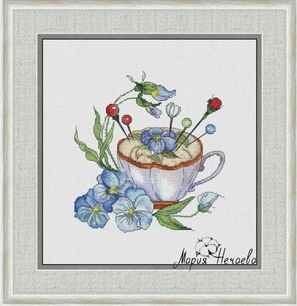 Quality Beautiful Counted Cross Stitch Kits Embroidered Home Decoration 8-needle in the cup plug 27-29