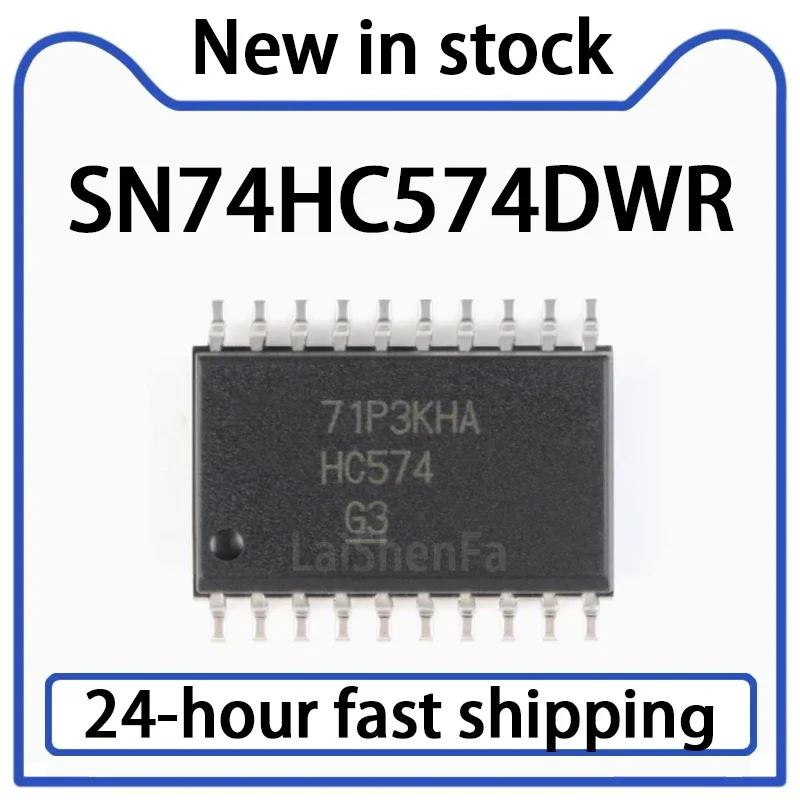10PCS SN74HC574DWR HC574 Package SOIC-20 Three State Output Eight Side Edge D-Class Trigger in Stock