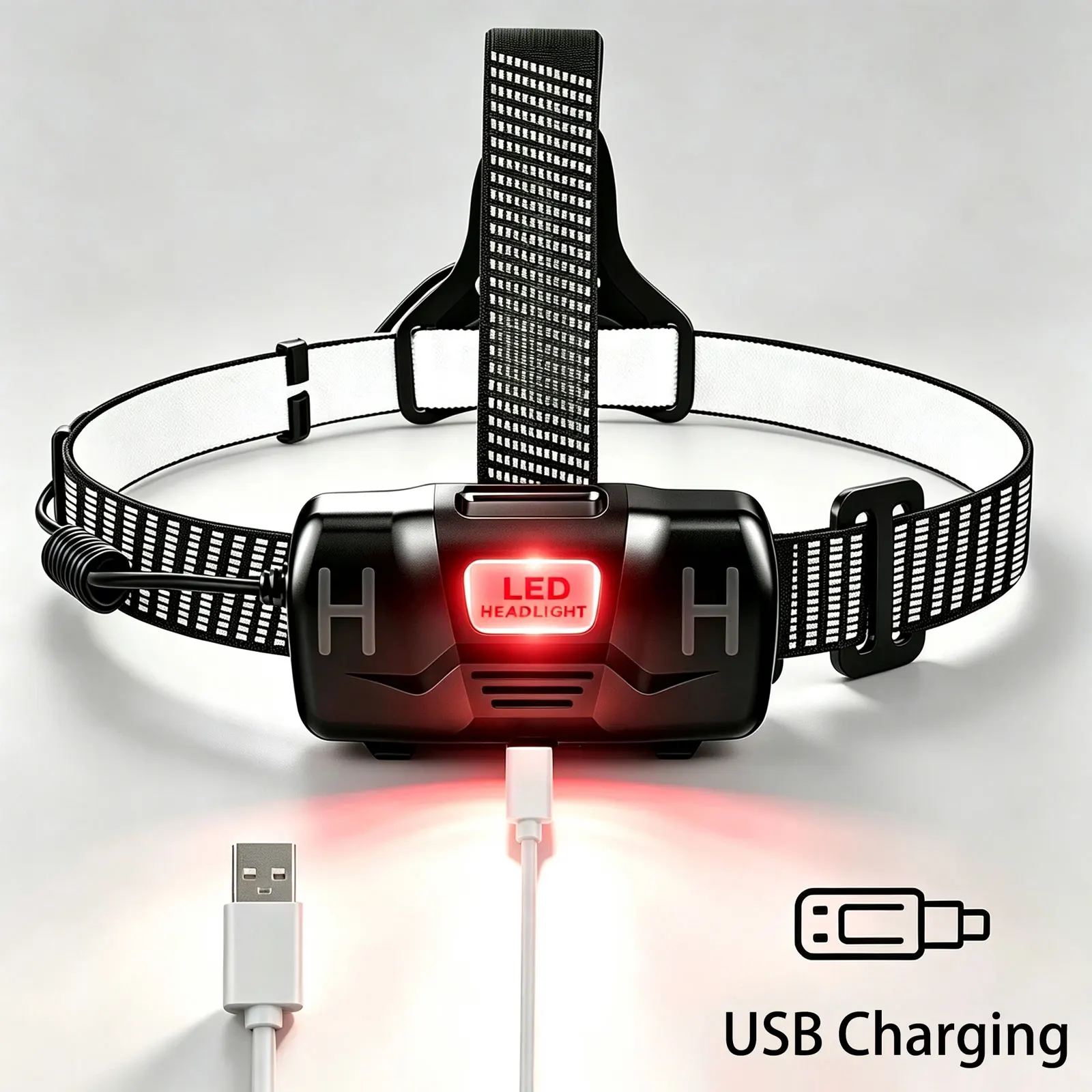 Super Bright Led Zoomable Headlamp 18650 Battery Rechargeable Fishing Headlight Outdoor Hunting Flash Lamp Camping Head Light
