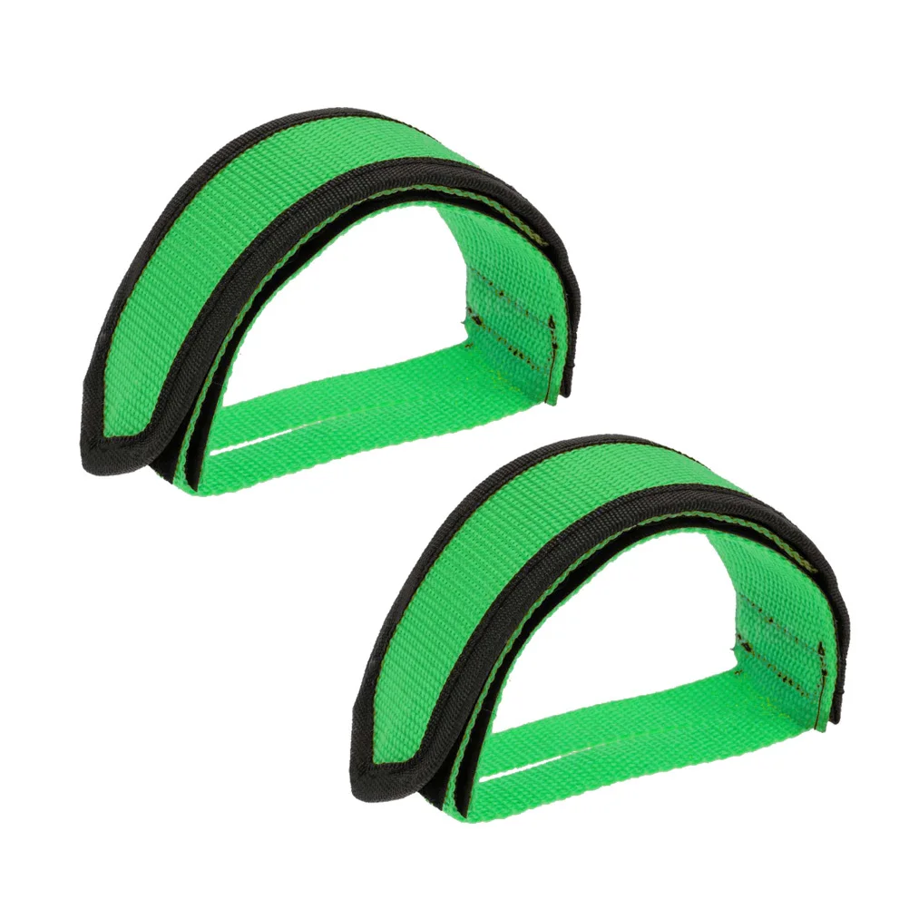 

Bike Pedal Straps Adjustable Non-Slip Toe Clip Bands For Fixed Gear Mountain Road Bicycle Dense Nylon Foot Straps Adhesive