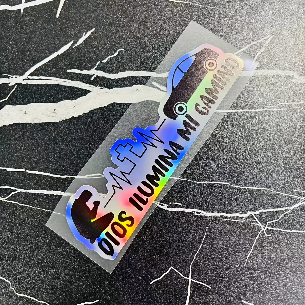 Наклейка God Illuminate My Road для кузова мотоцикла и автомобиля, чехол для компьютера, устойчивый к царапинам, уличная нашивка для украшения креста «сделай сам»