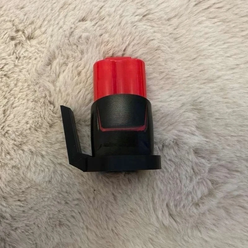 12V Power Tool Battery Waist Clip Holder, Belt‑Mount Lithium‑ion Battery Hanger, Portable Workshop Carry Bracket