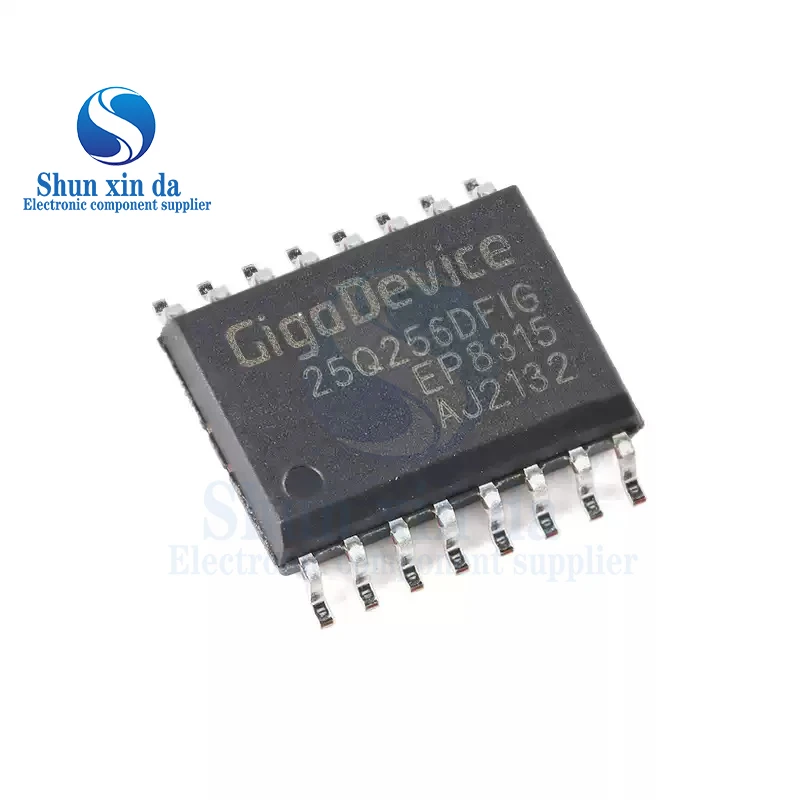 2PCS GD25Q256DFIG 25Q256DFIG SOP-16 GD25Q256DFIGR GD25Q256 256Mbit SPI 3.3V Uniform SectorDual and Quad Serial Flash SMD IC
