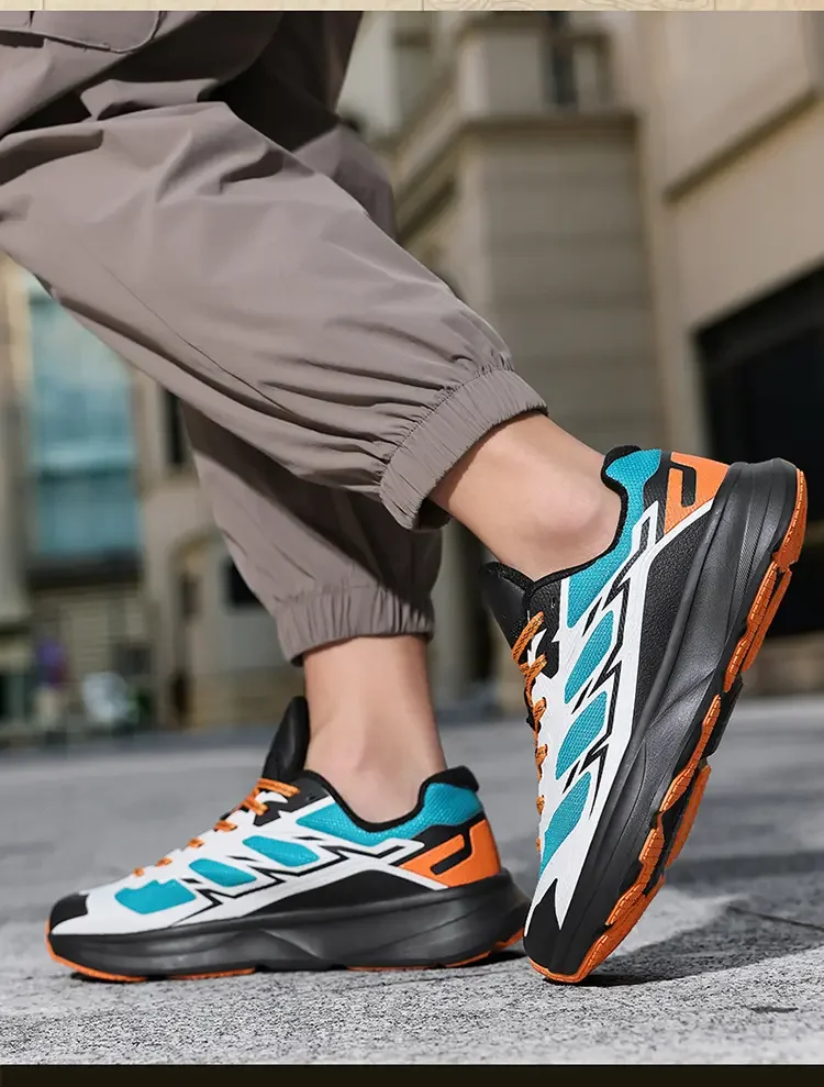 أحذية الجري الجديدة الممتصة للصدمات في الهواء الطلق لتسلق الجبال أحذية رجالية مريحة كاجوال #1
