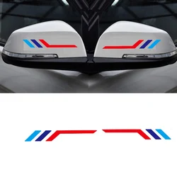 2Pcs Car Rearview Mirror Sticker For BMW E28 E30 E34 E36 E46 E60 E90 F84 F87 X1 X3 X4 X5 X6 X7