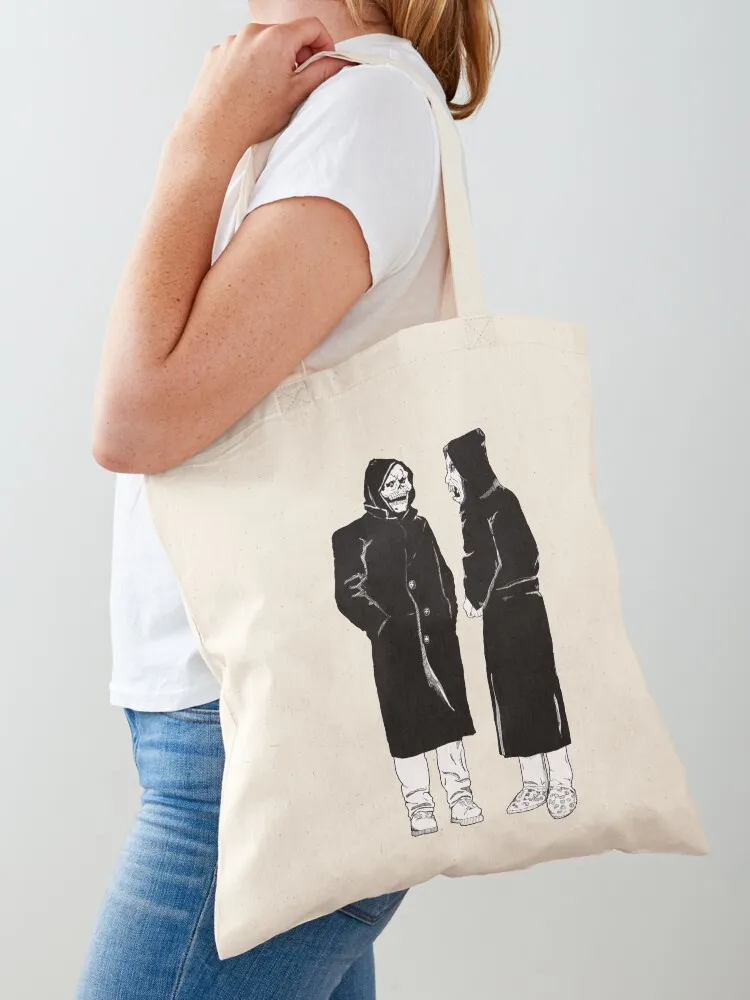 

brand new - the devil and god Tote Bag shopping bag tote bag custom custom canvas foldable reusable