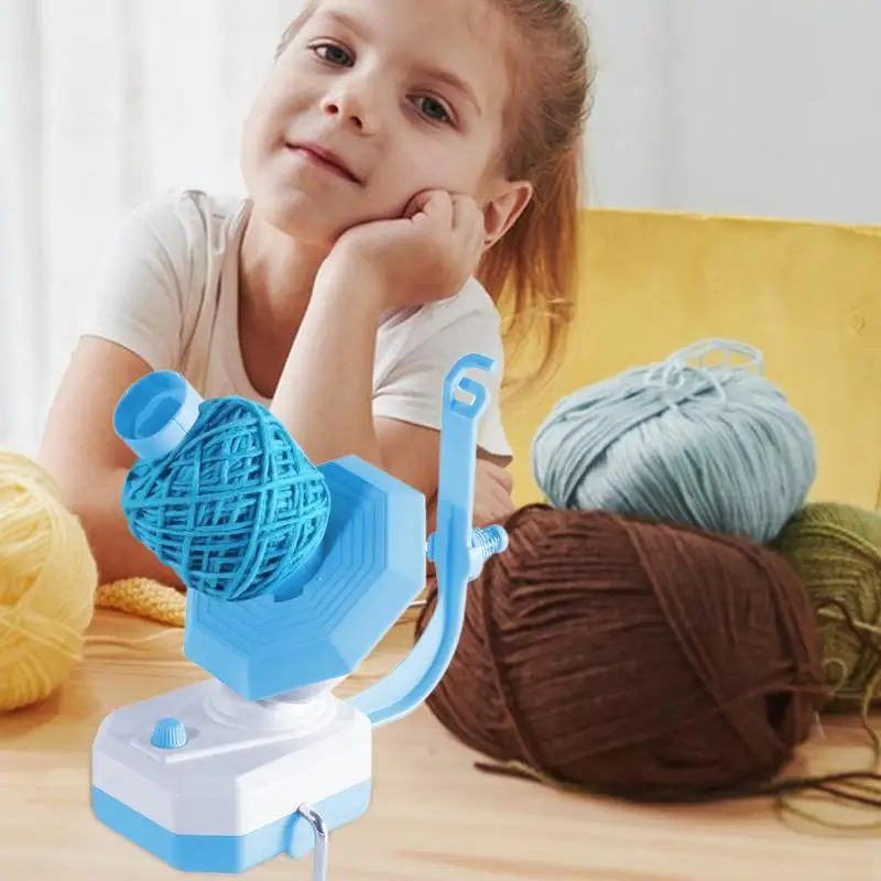 Automatic Yarn Ball Winder Electric String Yarn Cake Winder Adjustable Weaving Ball Winders for Crocheters Knitters Crocheting