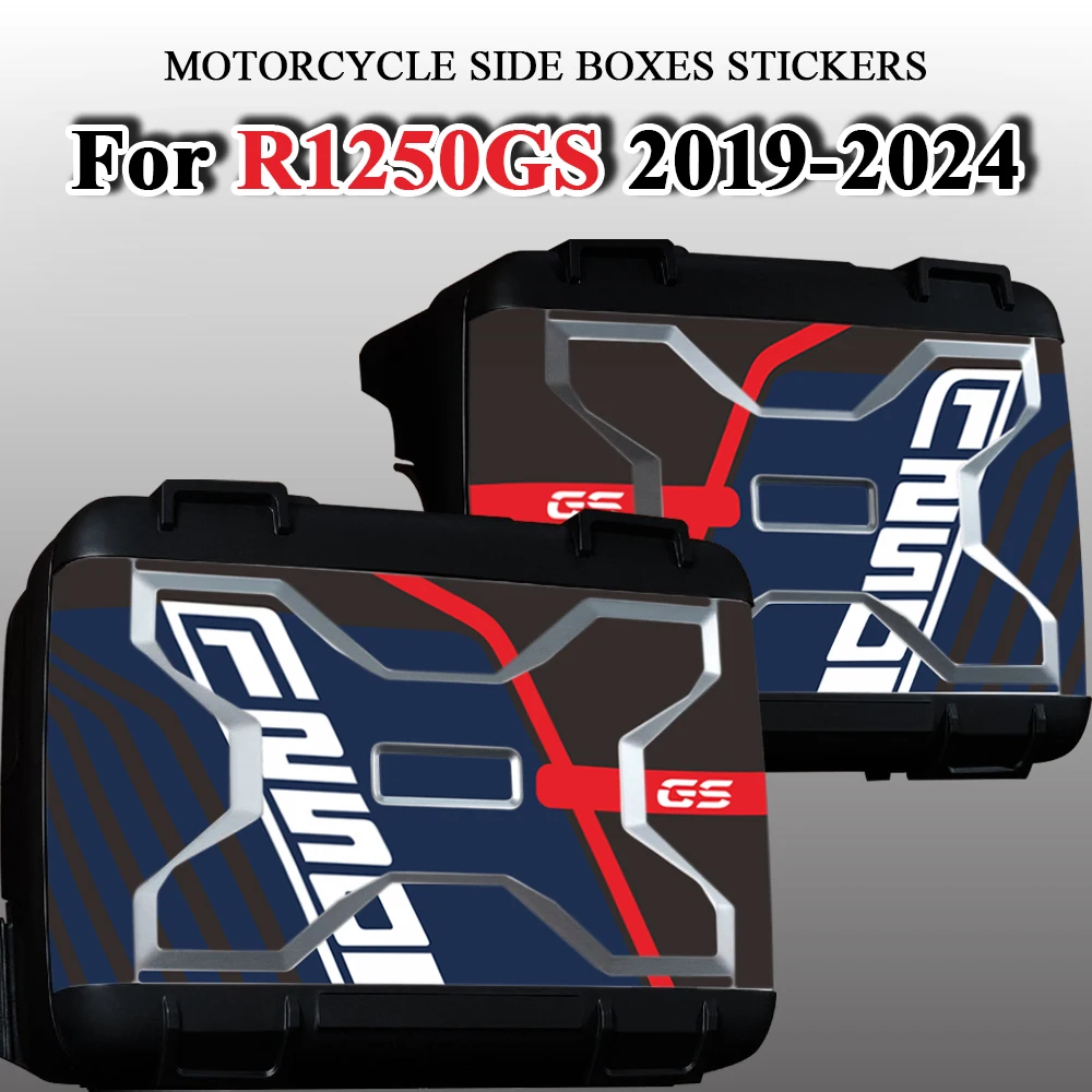 Waterproof Side Boxes Stickers Motorcycle Decals Accessories For BMW Vario Case R1250GS R 1250 GS R1250 1250GS 2019-2023 2024