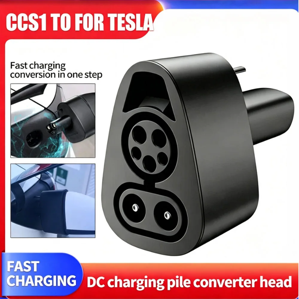 CCS1 to for Tesla Adapter DC Charger Converter J1772 Fast Charging Connector EV Charging Adapter for Models 3 Y S X