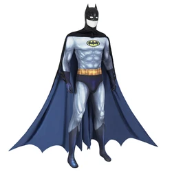 1992 Amimated Bat DisguiseBat Cosplay Costume Suit 3D Printed Spandex Jumsuit Bruce Cosplay Outfit Halloween Costumes for Man