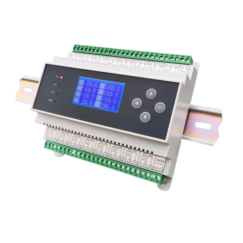 8-32 Channels PT100 Multi-channel Isolated K-type Thermocouple Thermal Resistance Temperature Collector Acquisition Module RS485