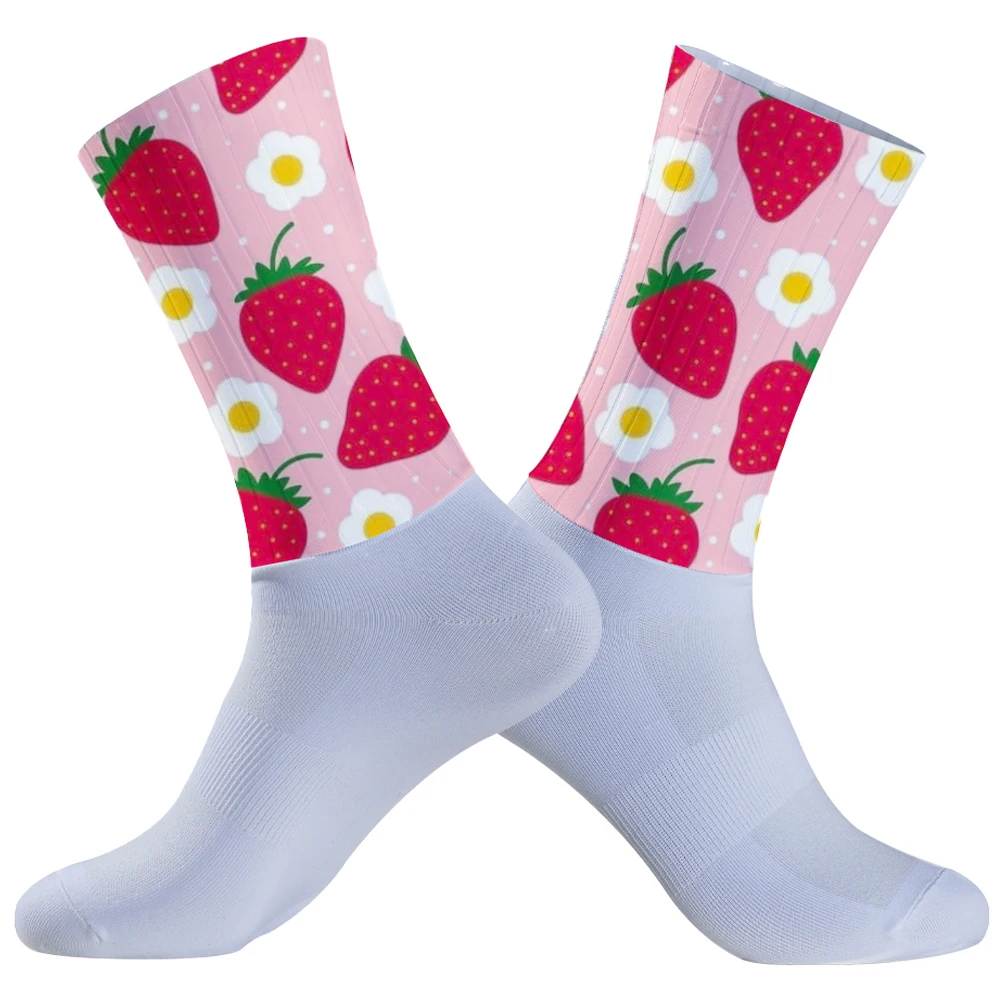 Chaussettes de cyclisme Harajuku, bas absorbant la sueur, chaussettes longues toutes saisons, accessoires pour cadeau d'anniversaire unisexe, nouveau