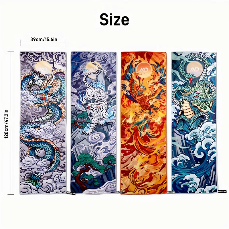 120*39cm Gym Towels for Working Out Compact & Quick Dry Super Absorbent Double-Sided Microfiber Sweat Towel for Gym Yoga Swim