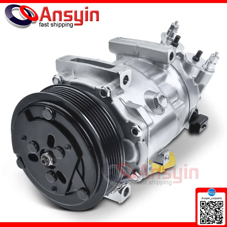 For Sanden SD7C16 Compressor For Peugeot 307 308 807 607 406 Citroen C4 Berlingo 6453QN 6453QL 6453ZA 6453WN 6453WP 6453QL 1321F