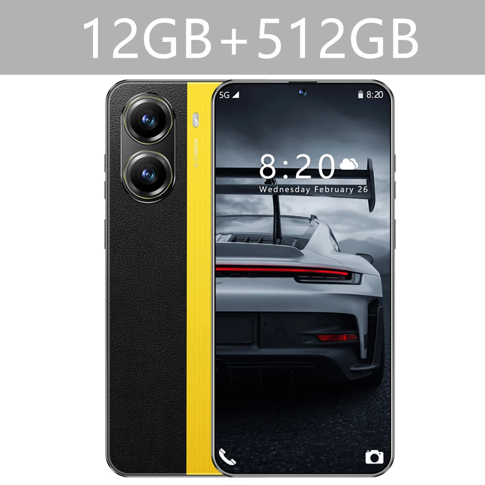2025 Nieuwe X7 Pro Originele Mobiele Telefoons 7.3inch HD Scherm Smartphone 7800mAh 5G Global Versie Mobiele telefoons Android 14 Mobiele Telefoon