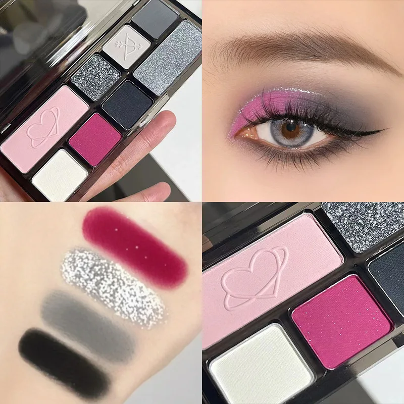 Nude Makeup Rose Eyeshadow Sweetheart Black Spice 8 Matte Smoky Makeup Makeup Tray Cement ash