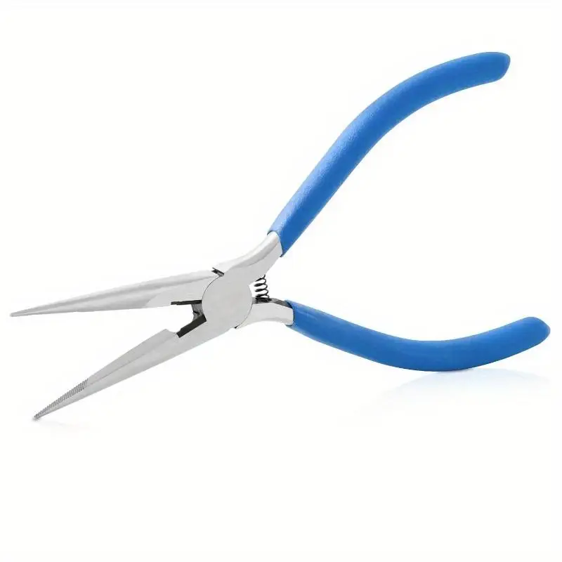1Pc Multi Tool Long Nose Plier Needle Nose Plier Forceps Repair Hand Tool for DIY Jewelry Making Electronics Repair